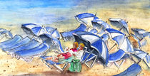 Umbrella Beach von Miki de Goodaboom