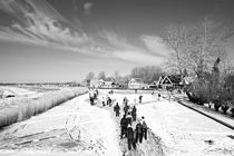 Ice skating in the countryside from the Netherlands by nilaya