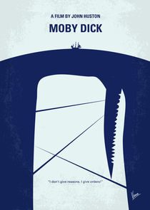No267 My MOBY DICK minimal movie poster von chungkong