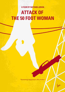 No276 My Attack of the 50 Foot Woman minimal movie poster by chungkong