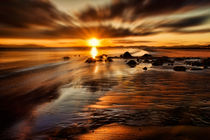 Sunset on the coast by Sam Smith