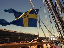 Götheborg Sailing Boat - Flag von imprinta-art