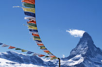 Prayer Flags and The Matterhorn von Michael Truelove