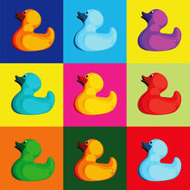 Pop Art Ducks by Gaby Jungkeit
