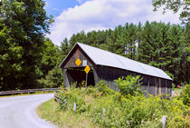 Rustic Vermont Covered Bridge von John Bailey