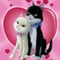 Romantic-cats-on-heart-design