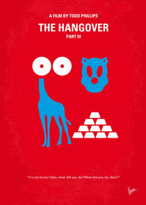 No145 My THE HANGOVER Part III minimal movie poster by chungkong