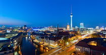 Berlin Night Panorama by davis