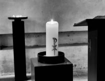 burning candle by hansenn