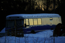 Blue Bus by Geir Ivar Ødegaard
