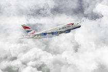 British Airways A380 by James Biggadike