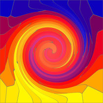 Mosaic Swirl by Robert Gipson
