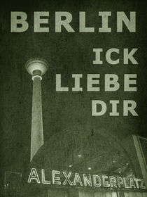 BERLIN LIEBE - grün by crazyneopop