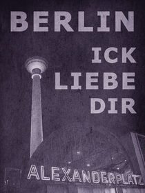 BERLIN LIEBE - violett by crazyneopop