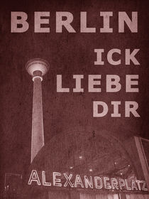 BERLIN LIEBE - rot von crazyneopop