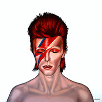 David Bowie Aladdin Sane by Paul Meijering