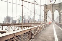 Brooklyn Bridge and New York Skyline von tfotodesign