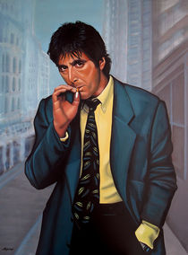 Al Pacino painting by Paul Meijering