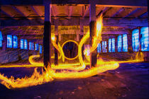 Der Feuerdrache / Die Feuerschlange Lightpainting by Dennis Stracke