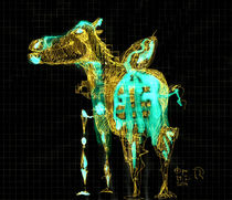 Kamel in der Nacht by Reiner Poser