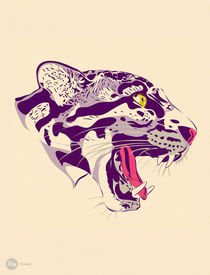 Tiger scream - Stencil Art - Urban Art von Hey Frank!