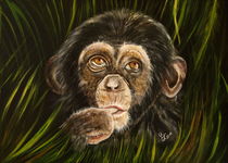 Schimpansenbaby by Conny Krakowski