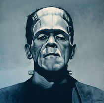Boris Karloff as Frankenstein by Paul Meijering