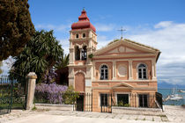 Mandrakinas Church, Corfu, Greece von Andreas Jontsch