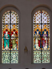 Kirchenfenster vier Evangelisten, Church window four Evangelists von Sabine Radtke