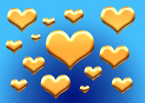Yellow Hearts by mario-s