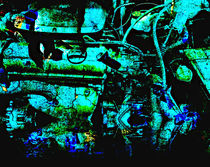 blue engine by urs-foto-art