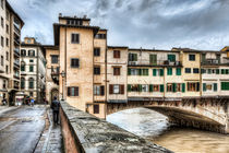 The Ponte Vecchio, Northeast Corner (Florence) von Marc Garrido Clotet