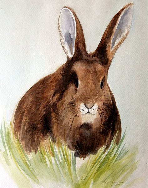 Malen-am-meer-osterhase-ostern-hase-aquarell