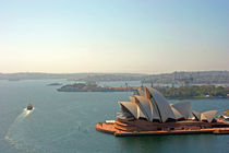 Sydney Opera House from Harbour Bridge by Jörg Sobottka