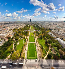 Aerial view on Champ de Mars by creativemarc