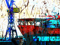 red oil tanker von urs-foto-art