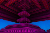 Tempel in Pink von Viktor Peschel