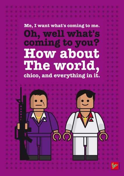 My-scarface-lego-dialogue-poster
