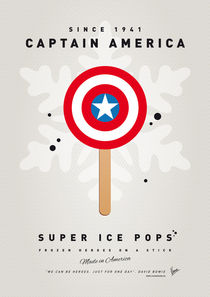 My SUPERHERO ICE POP - Captain America by chungkong