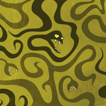 Funny Cartoon Evil Snakes by Boriana Giormova