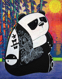 Panda Zen Master by Laura Barbosa