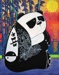 Panda-zen-master-by-laura-barbosa