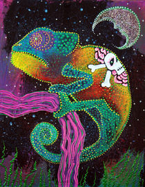 Midnight Chameleon von Laura Barbosa