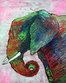 Elephant Colors von Laura Barbosa