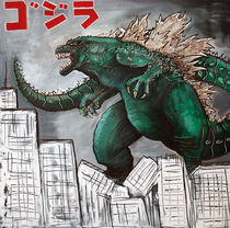 Godzilla Gojira von Laura Barbosa