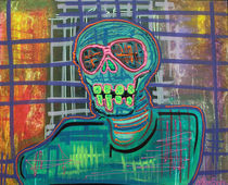 Psychedelic Skull von Laura Barbosa