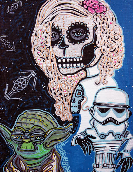 Star-wars-sugar-skull-by-laura-barbosa