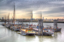 River Thames Boat Community by David Pyatt