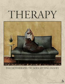 Therapy Poster by Galen Valle