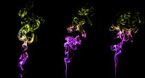 Die 3 Rauchsäulen Rauchfotografie von Dennis Stracke